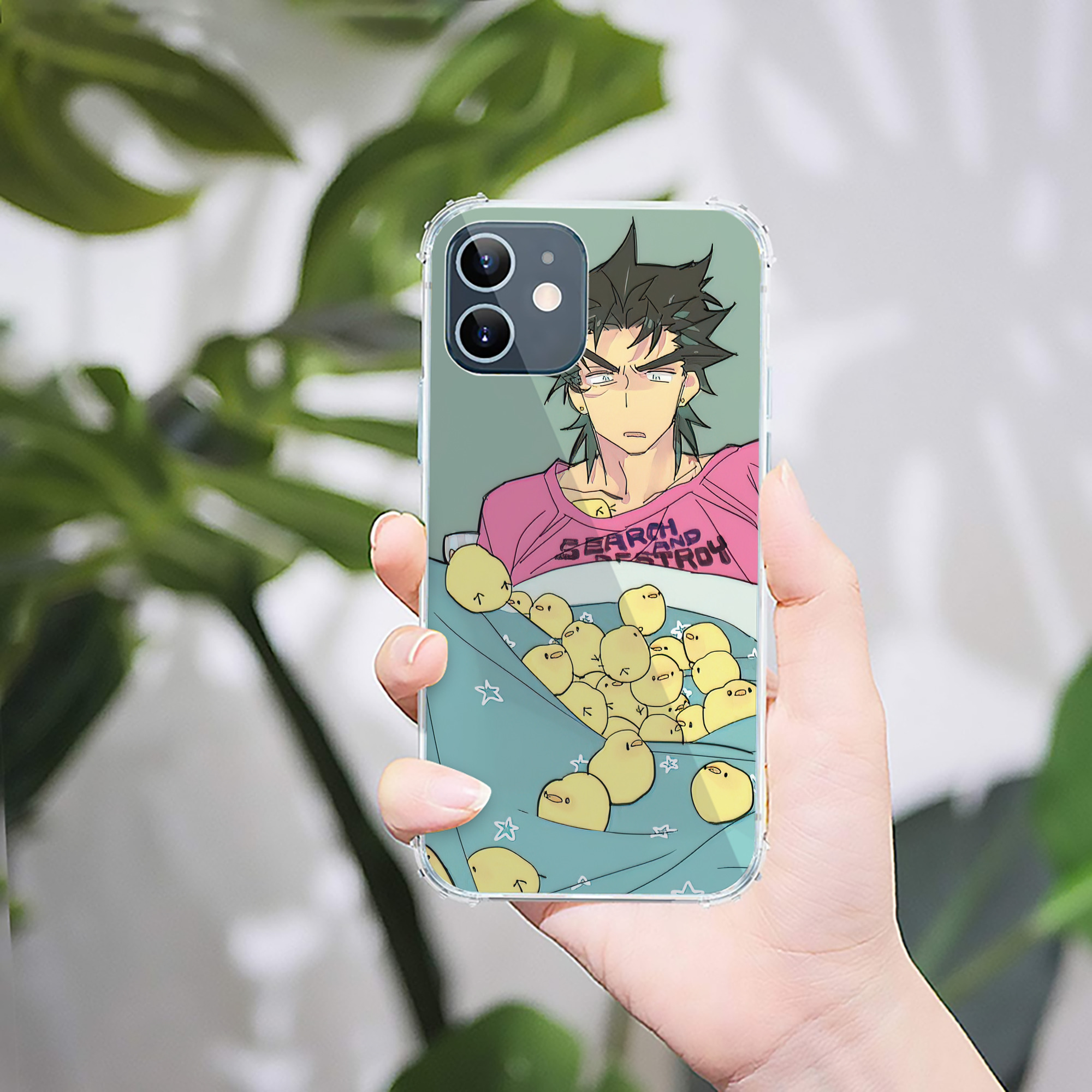（画像用） ジョジョの奇妙な冒険 JoJo's Bizarre Adventure 【iPhone 12シリーズ対応】透明スマホケース（クリアソフトケース）